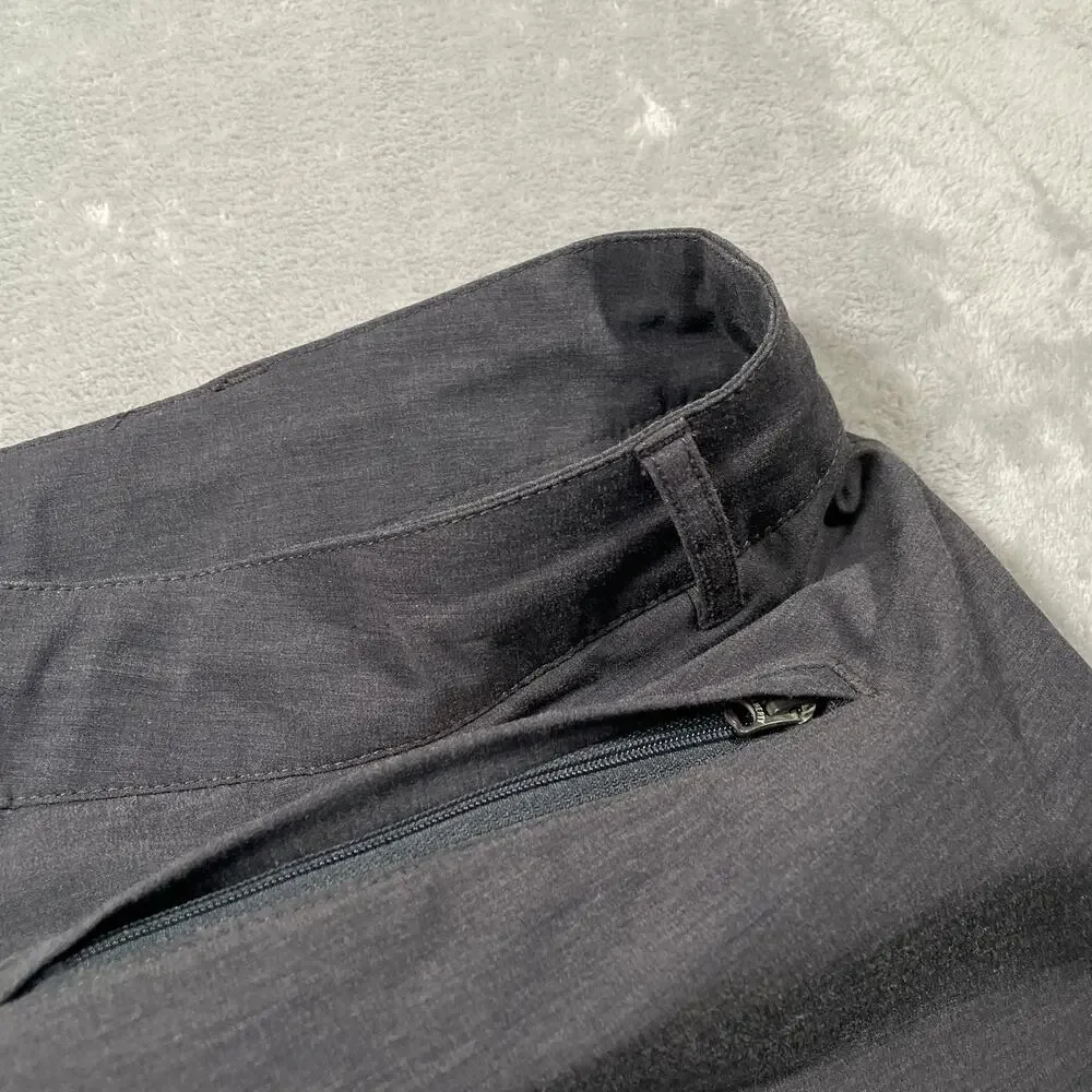 Faherty All Day Shorts Mens 38 Grey Drawstring Smart Casual Basic Everyday